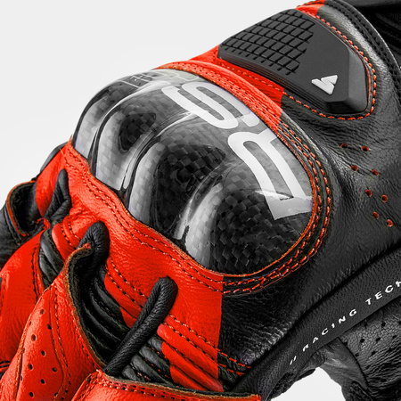 Rękawice sportowe SHIMA RS-3 RED FLUO czarny czerwony fluo