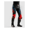Spodnie skórzane REBELHORN INFERNO BLACK/BLUE/WHITE/RED czarny niebieski biały czerwony