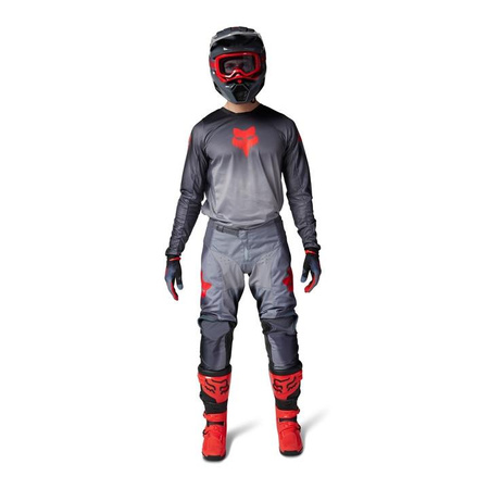 BLUZA FOX 180 INTERFERE GREY/RED