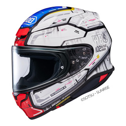 Kask integralny SHOEI NXR2 GUNDAM TC-10 biały czerwony niebieski