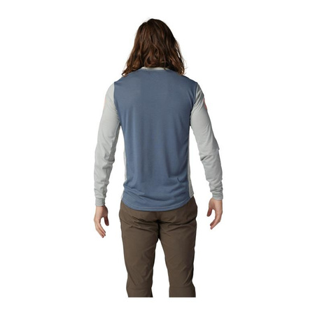 Koszulka rowerowa FOX RANGER DR Z DŁUGIM RĘKAWEM AVIATION GREY VINTAGE