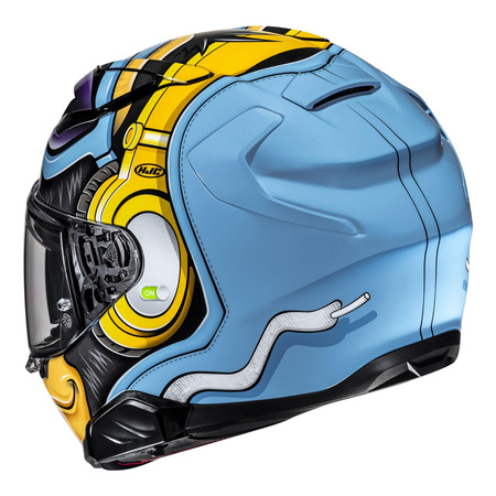 Kask integralny HJC F71 MONKEY DJ BLUE/ORANGE