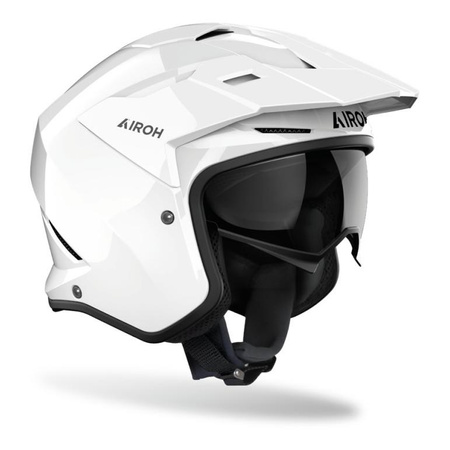 Kask otwarty AIROH KOMBAKT COLOR WHITE GLOSS biały