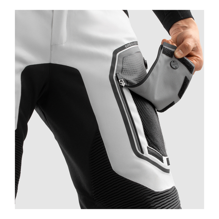 Spodnie tekstylne REBELHORN BORG II BLACK/GREY czarny szary