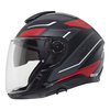 Kask otwarty SCHUBERTH J2 ECE SIGMA RED czarny czerwony