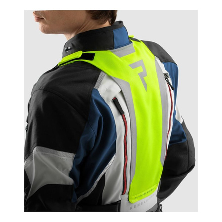 Kurtka tekstylna REBELHORN HARDY 3.0 BLUE/GREY/RED niebieski szary czerwony