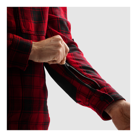 Koszula motocyklowa REBELHORN SHIFTER BLACK/RED