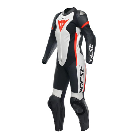 Kombinezon jednoczęściowy damski DAINESE GROBNIK PERFORATED LADY BLACK/WHITE/RED