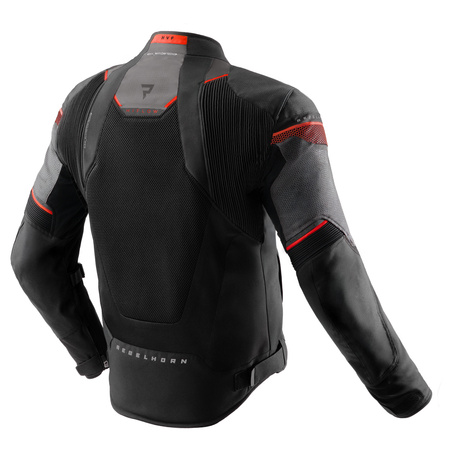 Kurtka tekstylna REBELHORN HIFLOW V BLACK/GREY/RED
