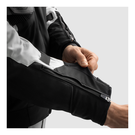 Kurtka tekstylna REBELHORN BORG II BLACK/GREY/RED czarny szary czerwony