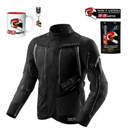 Kurtka tekstylna REBELHORN HARDY 3.0 BLACK