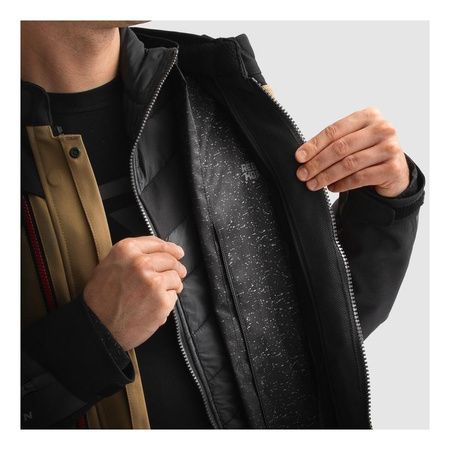 Kurtka tekstylna REBELHORN HARDY 3.0 DESERT/GREY/RED brązowy szary czerwony