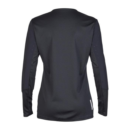 Koszulka rowerowa damska FOX LADY DEFEND Z DŁUGIM RĘKAWEM BLACK czarny