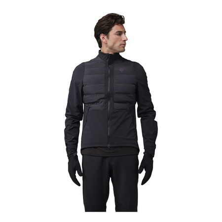 Kurtka rowerowa FOX FLEXAIR FIRE HYBRID LUNAR BLACK