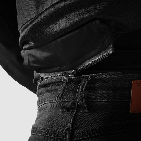 Kurtka tekstylna REBELHORN ECHO BLACK czarny