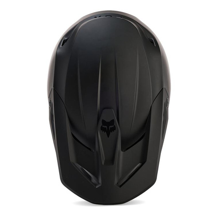 Kask cross dziecięcy FOX JUNIOR V1 SOLID BLACK MATT