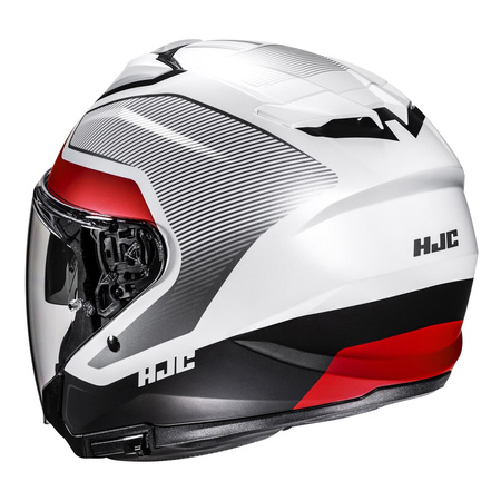Kask otwarty HJC I31 TEVIS GREY/RED szary czerwony