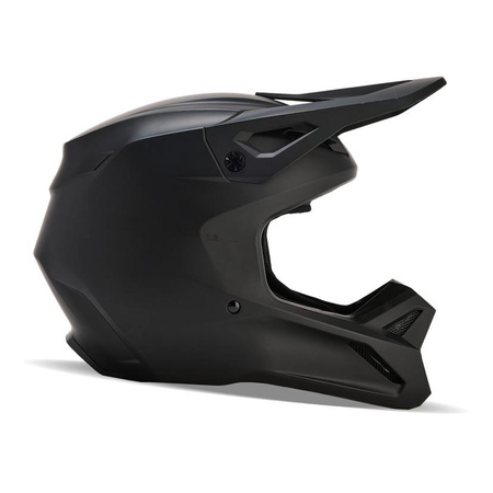 Kask cross dziecięcy FOX JUNIOR V1 SOLID BLACK MATT