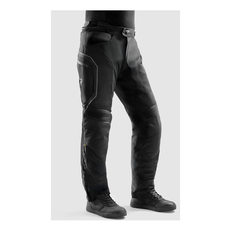 Spodnie tekstylne REBELHORN HIFLOW V SHORT BLACK czarny