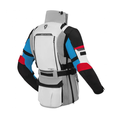 Kurtka tekstylna SECA ARRAKIS III GREY/BLUE/RED szary niebieski czerwony