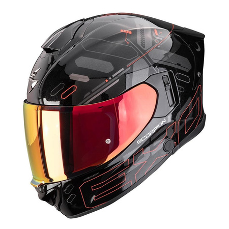 Kask integralny SCORPION EXO-530 AIR FOND METAL BLACK/RED