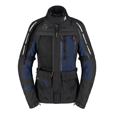 Kurtka tekstylna damska SPIDI 4 SEASON V3 LADY BLACK/BLUE czarny niebieski
