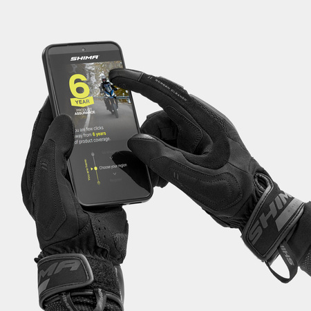 Rękawice miejskie SHIMA STREAM VENT BLACK czarny
