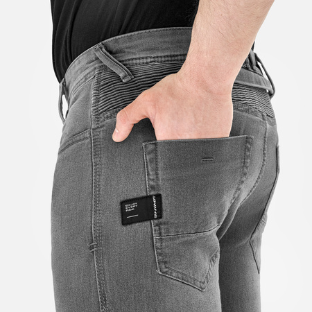 Jeansy motocyklowe SHIMA ZENITH GREY szary