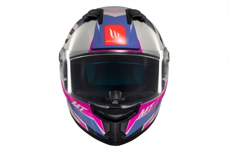 Kask integralny MT STINGER 2 TRON WHITE/PINK/BLUE
