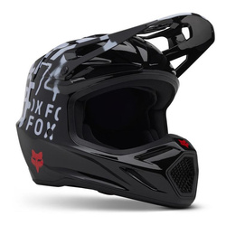 Kask cross FOX V3 SEVENTY4 BLACK czarny
