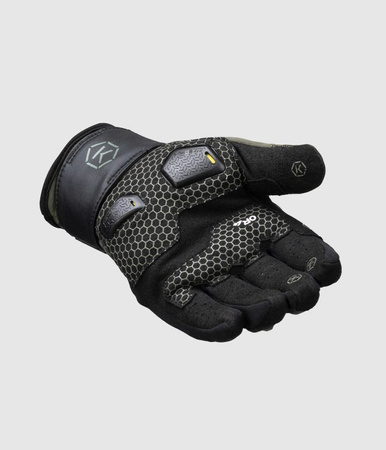Rękawice miejskie KNOX ORSA TEXTILE OR4 SAGE GREEN zielony czarny