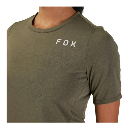 Koszulka rowerowa damska FOX LADY RANGER DR ALYN OLIVE GREEN