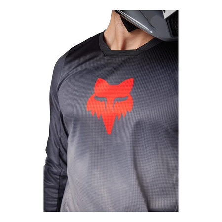 BLUZA FOX 180 INTERFERE GREY/RED