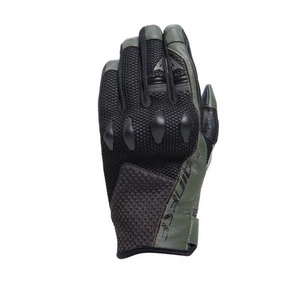 Rękawice miejskie DAINESE KARAKUM ERGO-TEK BLACK/GREEN czarny zielony