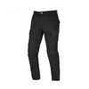 Jeansy motocyklowe SECA SQUADRON SHORT BLACK czarny
