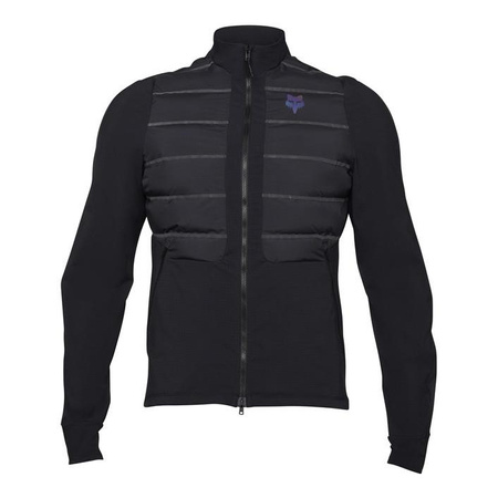 Kurtka rowerowa FOX FLEXAIR FIRE HYBRID LUNAR BLACK czarny