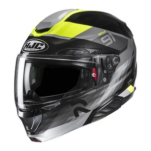 Kask szczękowy HJC RPHA 91 MADAL BLACK/YELLOW czarny żółty