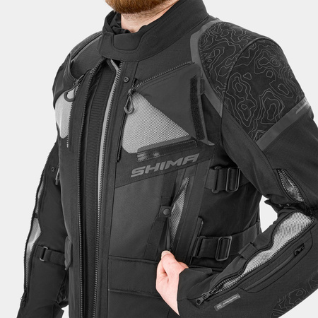 Kurtka tekstylna SHIMA TRACKER BLACK