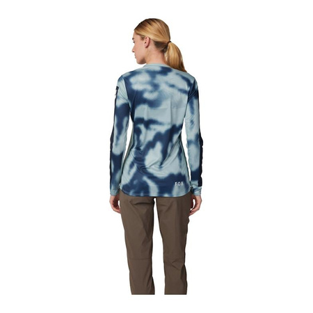 Koszulka rowerowa damska FOX LADY RANGER Z DŁUGIM RĘKAWEM TAUNT GUNMETAL