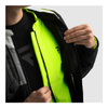 Kurtka tekstylna REBELHORN BORG II BLACK/GREY/FLUO YELLOW
