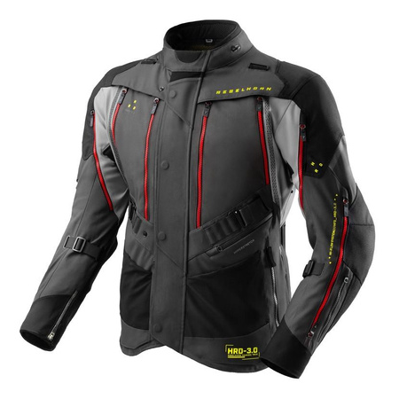 Kurtka tekstylna REBELHORN HARDY 3.0 ANTHRACITE/GREY/YELLOW