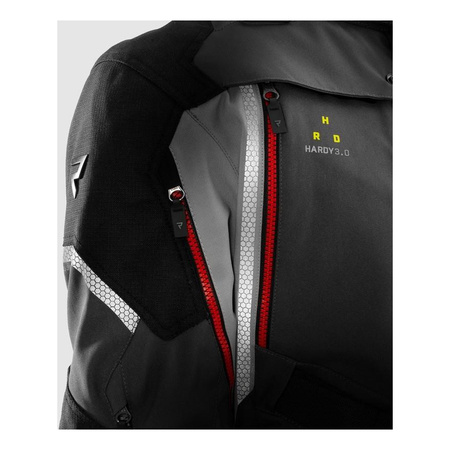 Kurtka tekstylna REBELHORN HARDY 3.0 ANTHRACITE/GREY/YELLOW grafitowy szary żółty