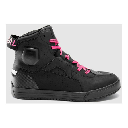 Trampki motocyklowe damskie REBELHORN VANDAL II LADY BLACK/PINK