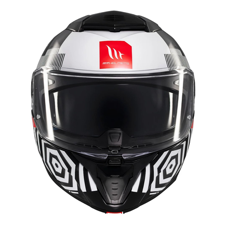 Kask szczękowy MT ATOM 2 SV STRANGE BLACK/WHITE