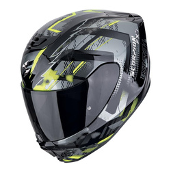 Kask integralny SCORPION EXO-391 CLUTTER BLACK/NEON YELLOW czarny żółty fluo