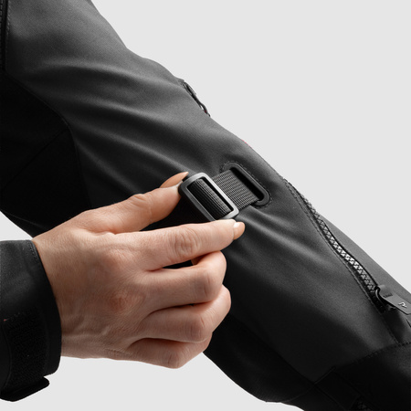 Kurtka tekstylna damska REBELHORN HARDY 3.0 LADY BLACK/GREY/FLUO YELLOW