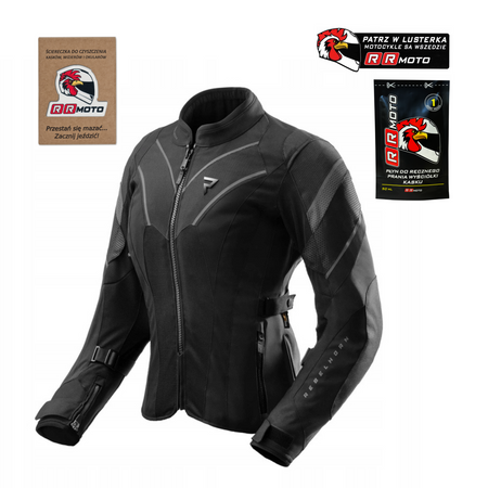 Kurtka tekstylna damska REBELHORN HIFLOW V LADY BLACK czarny