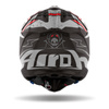 Kask cross AIROH AVIATOR 3 BURNOUT MATT czarny szary czerwony