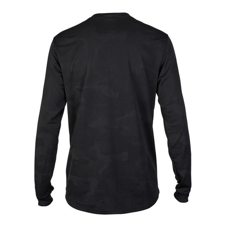 Koszulka rowerowa FOX RANGER Z DŁUGIM RĘKAWEM TRU DRI BLACK