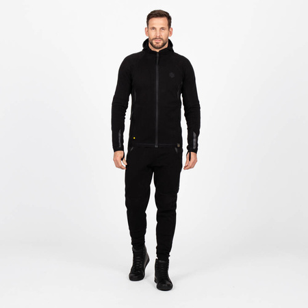 Bluza motocyklowa KNOX SHIELD HOODY BLACK czarny